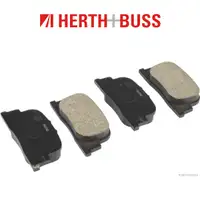 HERTH+BUSS Bremsen Bremsscheiben + Bel&auml;ge f&uuml;r TOYOTA PRIUS Liftback (W2) hinten