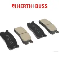 HERTH+BUSS JAKOPARTS Bremsbel&auml;ge Bremsbelagsatz ohne Warnkontaktkabel hinten