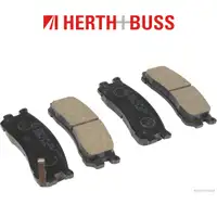 HERTH+BUSS Bremsen Bremsscheiben + Bel&auml;ge f&uuml;r MAZDA MPV I (LV) 3.0 2.5 TD hinten