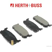 HERTH+BUSS JAKOPARTS Bremsbel&auml;ge Bremsbelagsatz ohne Warnkontaktkabel hinten