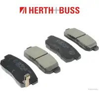 HERTH+BUSS Bremsen Bremsscheiben + Bel&auml;ge f&uuml;r SUZUKI IGNIS II 1.5 Sport hinten