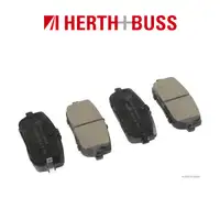 HERTH+BUSS JAKOPARTS Bremsbel&auml;ge Bremsbelagsatz ohne Warnkontaktkabel hinten