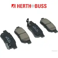 HERTH+BUSS Bremsen Bremsscheiben + Bel&auml;ge f&uuml;r HONDA CRX II (ED EE) 1.6 hinten