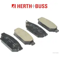 HERTH+BUSS Bremsen Bremsscheiben + Bel&auml;ge f&uuml;r MITSUBISHI COLT IV LANCER V hinten