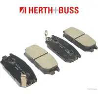 HERTH+BUSS Bremsen Bremsscheiben + Bel&auml;ge f&uuml;r MITSUBISHI LANCER VII EVO hinten