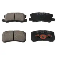 HERTH+BUSS Bremsen Kit Bremsscheiben + Bel&auml;ge f&uuml;r MITSUBISHI OUTLANDER II hinten