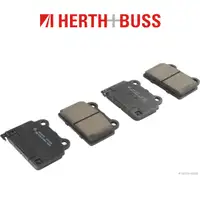 HERTH+BUSS Bremsen Bremsscheiben + Bel&auml;ge f&uuml;r MITSUBISHI LANCER 8 EVO X hinten