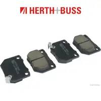 HERTH+BUSS JAKOPARTS Bremsbel&auml;ge Bremsbelagsatz ohne Warnkontaktkabel hinten
