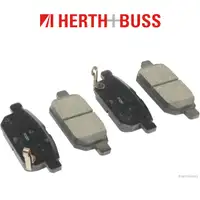 HERTH+BUSS Bremsen Bremsscheiben + Bel&auml;ge f&uuml;r SUZUKI SWIFT IV 1.2 1.3DDiS hinten