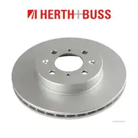 HERTH+BUSS Bremsen Bremsscheiben + Bel&auml;ge f&uuml;r HONDA CONCERTO ab 01.1990 vorne