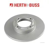 HERTH+BUSS Bremsen Bremsscheiben + Bel&auml;ge f&uuml;r DAIHATSU CUORE II 0.8 / 4WD vorne