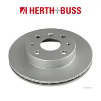 HERTH+BUSS Bremsen Bremsscheiben + Bel&auml;ge f&uuml;r DAIHATSU CHARADE IV 1.3-1.6 vorne