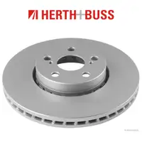HERTH+BUSS Bremsen Kit Bremsscheiben + Bel&auml;ge f&uuml;r TOYOTA AVENSIS (_T22_) vorne