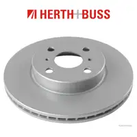 HERTH+BUSS Bremsen Bremsscheiben + Bel&auml;ge f&uuml;r TOYOTA IQ (_J1_) ab 01.2009 vorne
