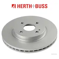 HERTH+BUSS Bremsen Bremsscheiben + Bel&auml;ge f&uuml;r MAZDA 2 (DE) 10.2007-06.2015 vorne