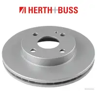 HERTH+BUSS Bremsen Bremsscheiben + Bel&auml;ge f&uuml;r MAZDA 323 V (BA) DEMIO (DW) vorne