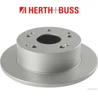 HERTH+BUSS Bremsen Kit Bremsscheiben + Bel&auml;ge f&uuml;r HONDA ACCORD VI 2.2 2.3 hinten