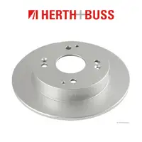 HERTH+BUSS Bremsen Kit Bremsscheiben + Bel&auml;ge f&uuml;r HONDA PRELUDE V 2.0 16V hinten