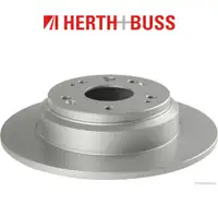 HERTH+BUSS Bremsen Kit Bremsscheiben + Bel&auml;ge f&uuml;r HONDA ACCORD VII Tourer hinten