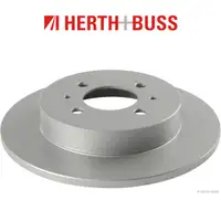 HERTH+BUSS Bremsen Bremsscheiben + Bel&auml;ge f&uuml;r MITSUBISHI COLT IV LANCER V hinten