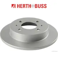 HERTH+BUSS Bremsen Bremsscheiben + Bel&auml;ge f&uuml;r MITSUBISHI COLT IV LANCER V hinten