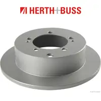 HERTH+BUSS Bremsen Bremsscheiben + Bel&auml;ge f&uuml;r MITSUBISHI ECLIPSE II 2000 hinten