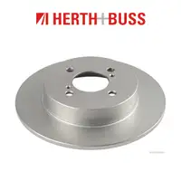 HERTH+BUSS Bremsen Kit Bremsscheiben + Bel&auml;ge f&uuml;r SUZUKI SWIFT IV 1.2 4x4 hinten