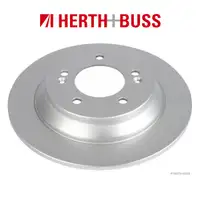 HERTH+BUSS Bremsen Bremsscheiben + Bel&auml;ge f&uuml;r KIA CARENS IV ab 03.2013 hinten
