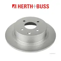 HERTH+BUSS Bremsen Bremsscheiben + Bel&auml;ge f&uuml;r NISSAN TIIDA C11 ab 04.2010 hinten