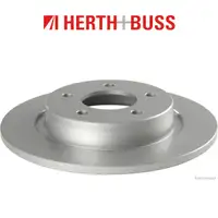 HERTH+BUSS Bremsen Bremsscheiben + Bel&auml;ge f&uuml;r MAZDA 3 (BK BL) 5 (CR19 CW) hinten