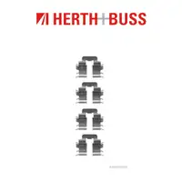 HERTH+BUSS JAKOPARTS Bremsbel&auml;ge Zubeh&ouml;rsatz NISSAN MICRA 2 K11 1.0 i 16V hinten