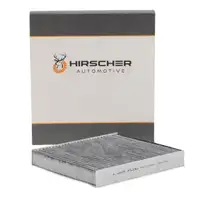 HIRSCHER Innenraumfilter Aktivkohle AUDI A1 SEAT Ibiza SKODA Faba Rapid VW Polo 6R0819653