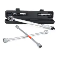 HP Drehmomentschl&uuml;ssel Umschaltknarre 1/2" VIERKANTANTRIEB 10-210 Nm + Radkreuz
