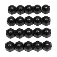 HP 82728 Radschrauben Kappen Abdeckung RALLYE-CAPS Schwarz 17mm (20 St&uuml;ck)