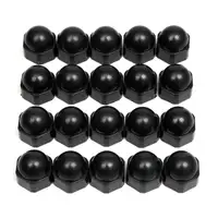HP 82928 Radschrauben Kappen Abdeckung RALLYE-CAPS Schwarz 19mm (20 St&uuml;ck)