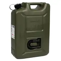 H&Uuml;NERSDORFF 802000 Kanister Benzinkanister Reservekanister PROFI 20 L Nato-oliv