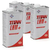 4x 1L 1 Liter PENTOSIN Hydraulik&ouml;l Zentralhydraulik&ouml;l LHM+