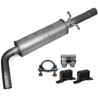 IMASAF Mittelschalld&auml;mpfer + Anbausatz AUDI A3 SEAT LEON SKODA OCTAVIA VW GOLF 4