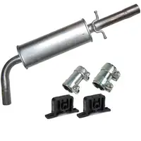 IMASAF Mittelschalld&auml;mpfer + Anbausatz AUDI A3 SEAT LEON SKODA VW GOLF 4 1.4 1.6