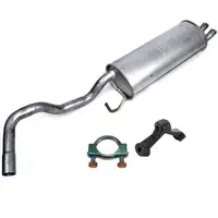 IMASAF Endschalld&auml;mpfer + Anbausatz AUDI A3 8L SEAT LEON VW GOLF 4 1.6 1.9 SDI