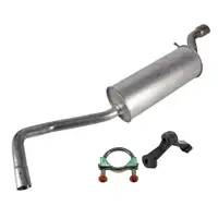 IMASAF Endschalld&auml;mpfer + Anbausatz VW POLO (6R1, 6C1) 1.2 TSI 16V 90 / 110 PS