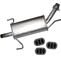 IMASAF Endschalld&auml;mpfer + Anbausatz f&uuml;r OPEL CORSA C 1.2 75/80 PS Z12XE Z12XEP