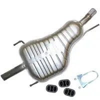 IMASAF Endschalld&auml;mpfer + Anbausatz OPEL ASTRA G CC 1.6/16V 1.8 16V 84-125 PS