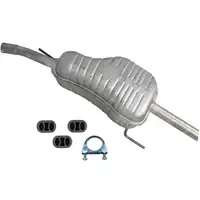 IMASAF Endschalld&auml;mpfer + Anbausatz f&uuml;r OPEL ASTRA G CARAVAN 1.6 1.8 84-125 PS