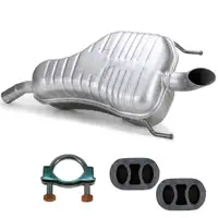 IMASAF Endschalld&auml;mpfer + Anbausatz OPEL ZAFIRA B 1.6 + 1.8 + 2.2 115/140/150 PS