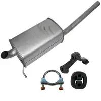 IMASAF Endschalld&auml;mpfer + Anbausatz f&uuml;r VW CADDY III 1.6 TDI + 2.0 TDI 75-170 PS