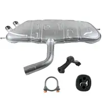 IMASAF Endschalld&auml;mpfer + Anbausatz VW TOURAN (1T1, 1T2) 1.4 FSI 1.4 TSI 2.0 FSI