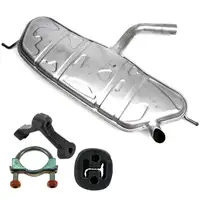 IMASAF Endschalld&auml;mpfer + Anbausatz VW GOLF PLUS GOLF V GOLF VI 1.6 102/115 PS