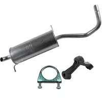 IMASAF Endschalld&auml;mpfer + Anbausatz SEAT IBIZA SKODA FABIA VW POLO 1.4 + 1.4 16V
