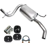 IMASAF Mittelschalld&auml;mpfer + Anbausatz VW TOURAN 1T1 1T2 1.4 FSI 1.4 TSI 2.0 FSI